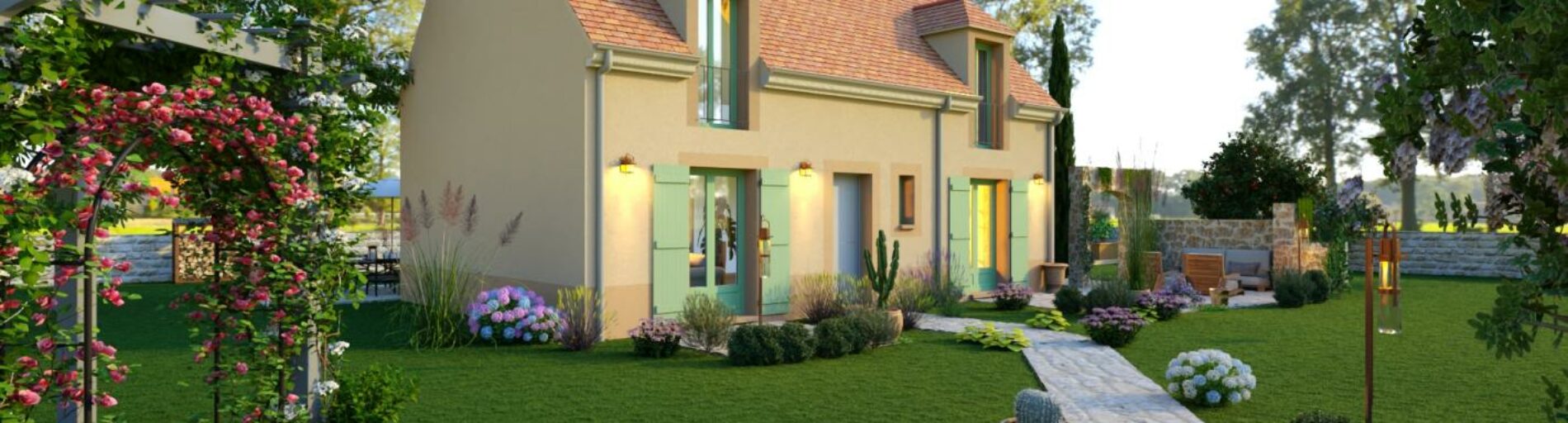 Projet de construction sur un terrain de 580m² à proximité immédiate de la Ferté Alais
